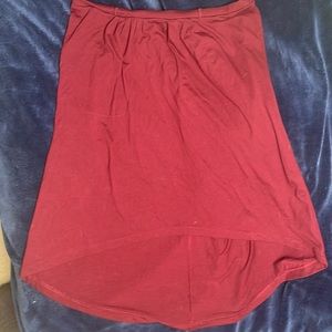 large red skirt